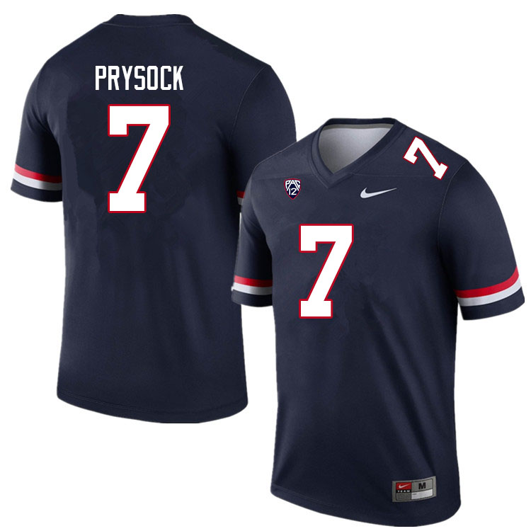 Men #7 Ephesians Prysock Arizona Wildcats College Football Jerseys Sale-Navy
